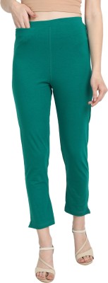 KATLINE Regular Fit Women Green Trousers