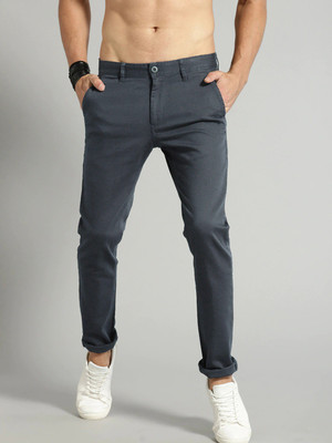 AD & AV Regular Fit Men Grey Trousers
