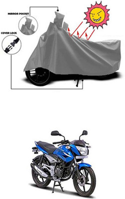 Billseye Two Wheeler Cover for Bajaj(XCD 125cc, Grey)