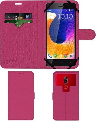 ACM Flip Cover for Kult 10 16gb 4g(Pink, Cases with Holder, Pack of: 1)