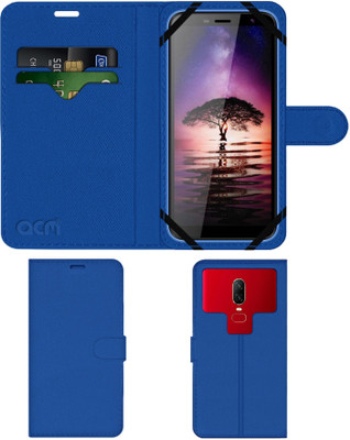 ACM Flip Cover for I Kall K7(Blue, Cases with Holder) Flipkart