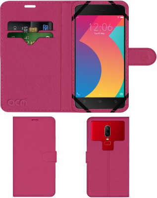ACM Flip Cover for Vivo Y53i(Pink, Cases with Holder, Pack of: 1)