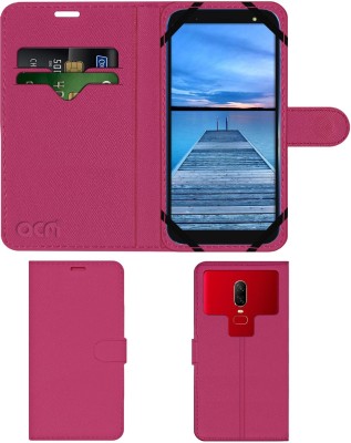 ACM Flip Cover for Yu Ace(Pink, Cases with Holder, Pack of: 1)