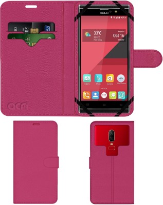 ACM Flip Cover for Xolo Black 1x(Pink, Cases with Holder, Pack of: 1)