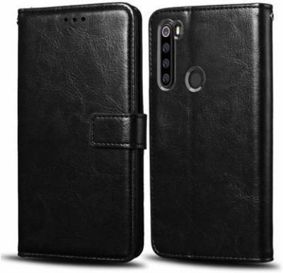 SCAMPY Flip Cover for Mi RedmI Note 8(Black, Shock Proof, Pack of: 1)