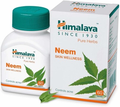 HIMALAYA Neem Skin Wellness 60 Tablests(Pack of 3)