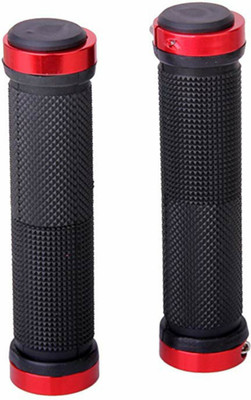 Hitman imported Pair Cycling handle grip Bicycle Handle Grip RED Bicycle Handle Grip(14 cm)