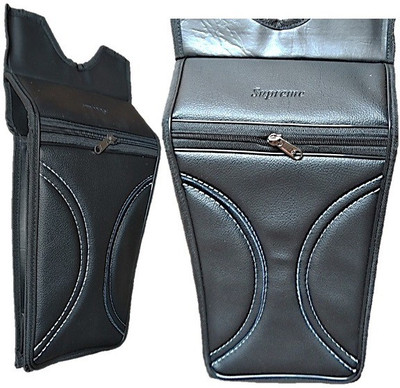 Supreme Black Art Leather (Thick flop) Design 2 Tank cover263 Strap Yamaha Max 4R Bike Tank Cover(4 L)