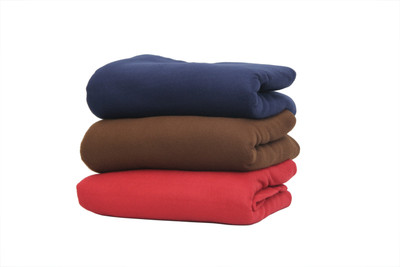Goyal's Solid Single Fleece Blanket for  AC Room(Polyester, Multicolor)