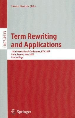 Term Rewriting and Applications(English, Paperback, unknown)