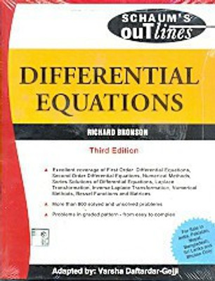 Differential Equations (Schaum's Outline Series) 4/e 3rd  Edition(English, Paperback, Bronson Richard)