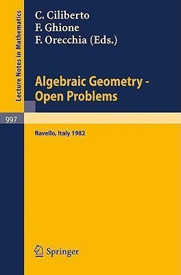 Algebraic Geometry - Open Problems(English, Paperback, unknown)