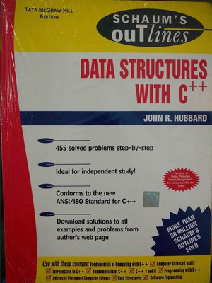 Schaum's Outline Data Structures with C++(English, Paperback, Hubbard John)