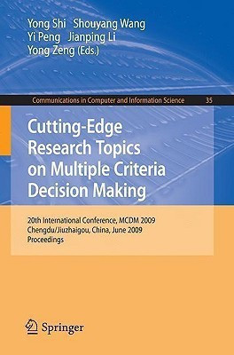 Cutting-Edge Research Topics on Multiple Criteria Decision Making(English, Paperback, unknown)