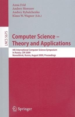 Computer Science - Theory and Applications(English, Paperback, unknown)