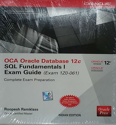 Oca Oracle Database 12c SQL Fundamentals I Exam Guide (Exam 1z0-061)(English, Paperback, Ramklass Roopesh)