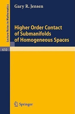 Higher Order Contact of Submanifolds of Homogeneous Spaces(English, Paperback, Jensen G. R.)