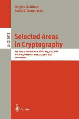 Selected Areas in Cryptography(English, Paperback, unknown)