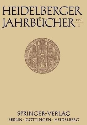 Heidelberger Jahrbuecher(German, Paperback, Loparo Kenneth A.)