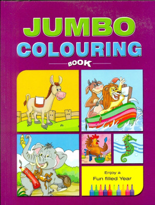 Jumbo Colouring Book(English, Paperback, unknown)