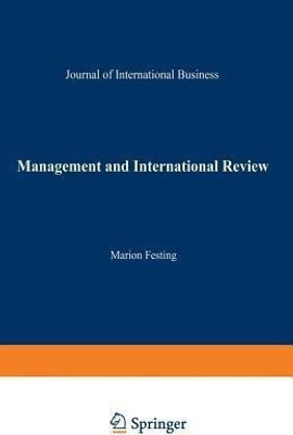 Management and International Review(English, Paperback, unknown)