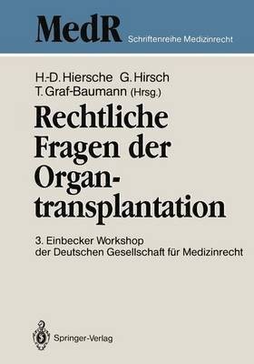 Rechtliche Fragen der Organtransplantation(German, Paperback, unknown)