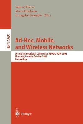Ad-Hoc, Mobile, and Wireless Networks(English, Paperback, unknown)