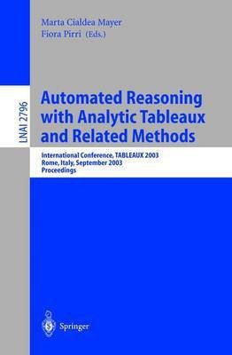 Automated Reasoning with Analytic Tableaux and Related Methods(English, Paperback, unknown)