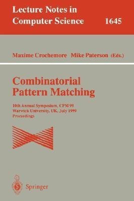 Combinatorial Pattern Matching(English, Paperback, unknown)
