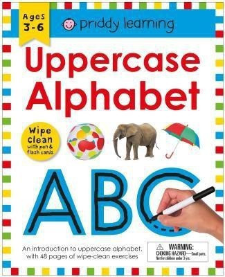 Wipe Clean Workbook: Uppercase Alphabet (Enclosed Spiral Binding)(English, Spiral bound, Priddy Roger)
