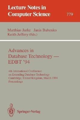 Advances in Database Technology - EDBT '94(English, Paperback, unknown)