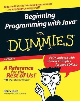 Beginning Programming with Java For Dummies(English, Electronic book text, Burd Barry A.)