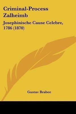 Criminal-Process Zalheimb(English, Paperback, Brabee Gustav)