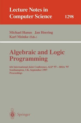 Algebraic and Logic Programming(English, Paperback, unknown)