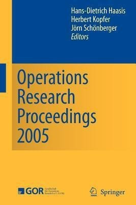 Operations Research Proceedings 2005(English, Paperback, unknown)