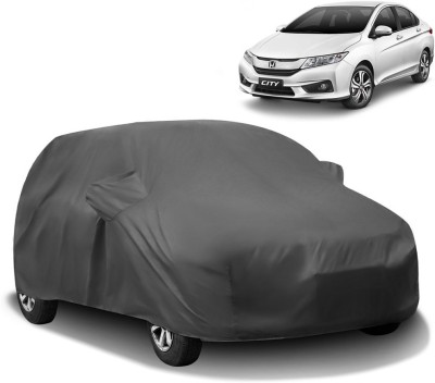 AutoRetail Car Cover For Honda City (With Mirror Pockets)(Grey)