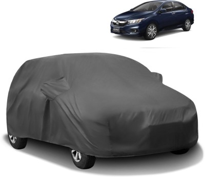AutoRetail Car Cover For Honda City (With Mirror Pockets)(Grey)