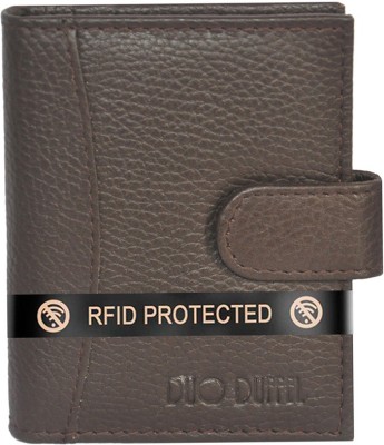 DUO DUFFEL Card Holder 20 Card Holder(Set of 1, Brown)