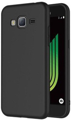 CONNECTPOINT Back Cover for Samsung Galaxy J3 2016(Black, Shock Proof, Silicon, Pack of: 1)