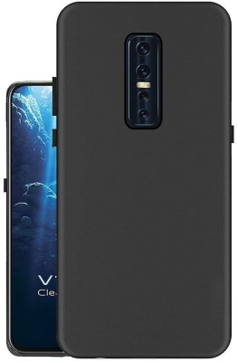 CONNECTPOINT Back Cover for Vivo V17 pro(Black, Shock Proof, Silicon, Pack of: 1)