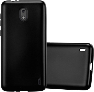 CONNECTPOINT Back Cover for Nokia 2(Black, Shock Proof, Silicon, Pack of: 1)