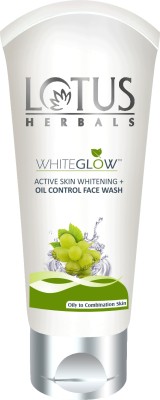 LOTUS Herbals Whiteglow Active Skin Whitening & Oil control  100 g Face Wash(100 g)