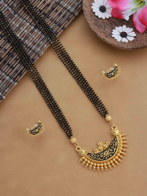 Springal Alloy Gold-plated Gold Jewellery Set(Pack of 1)