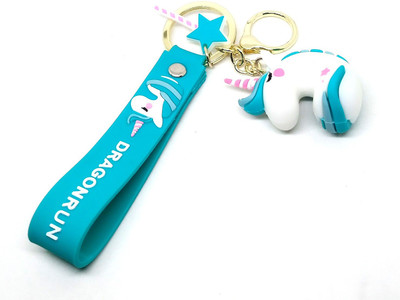 Arkanum Unicorn Dragonrun Blue Keychain Key Chain