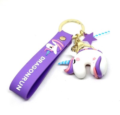 Arkanum Unicorn Dragonrun Purple Keychain Key Chain