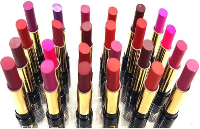 CIVAKI Moisturzing Matte & Shiny Rich Color Lipstick Pack Of 24(Multicolor, 3.2 g)