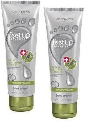 Oriflame SWEDEN FEET UP ADVANCED CRACKED HEEL REPAIR & SMOOTH ORIGINAL PACK OF - 2(150 ml)