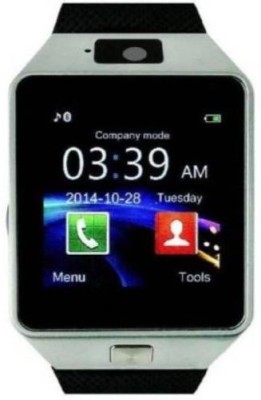 TECHMAZE DZ09 Bluetooth 4G Support Calling Camera Smartwatch sim support T4 Smartwatch(Black Strap, Free Size)