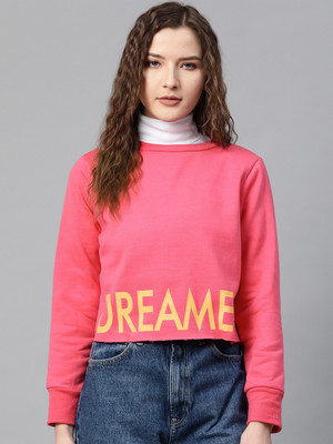 SASSAFRAS Full Sleeve Printed Women Sweatshirt