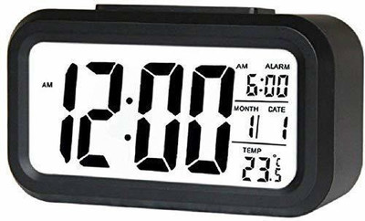 Fitaza Digital Black Clock